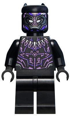 Black Panther - Dark Purple and Lavender Highlights