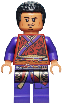 Wong - Dark Red Robe, Dark Purple Legs