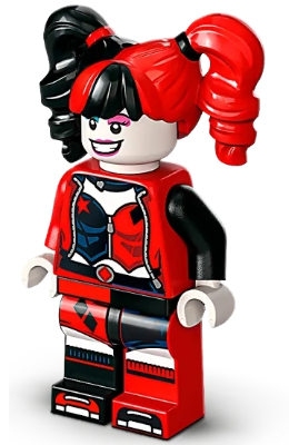 Harley Quinn - Pigtails, Dark Azure and Dark Pink Eye Shadow