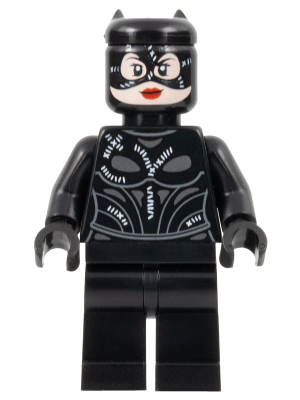 Catwoman - Black Stitched Suit and Mask