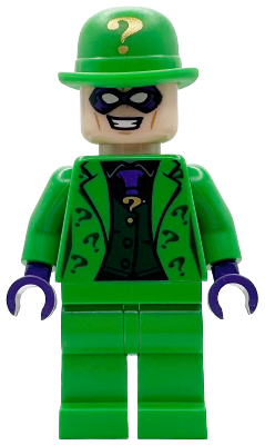The Riddler - Bright Green Outfit and Bowler Hat
