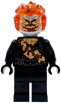 Ghost Rider, Johnathon 'Johnny' Blaze - White Head, Flaming Chain