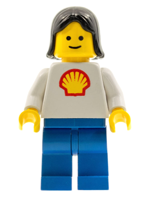 Shell - Classic - Blue Legs, Black Female Hair