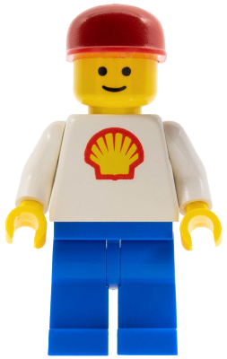 Shell - Classic - Blue Legs, Red Cap