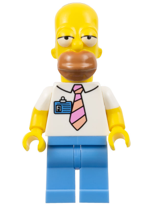 Homer Simpson - Shirt with Tie and Badge