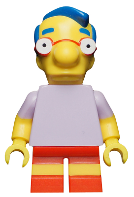 Milhouse Van Houten, The Simpsons, Series 1 (Minifigure Only without Stand and Accessories)