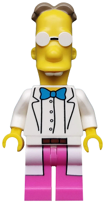 Professor Frink, The Simpsons, Series 2 (Minifigure Only without Stand and Accessories)