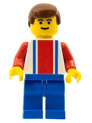Soccer Player - Red, White, and Blue Team with Number 11 on Back