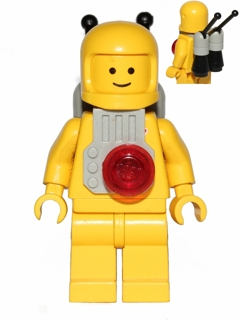 Classic Space - Yellow with Light Gray Jet Pack and Black Cones