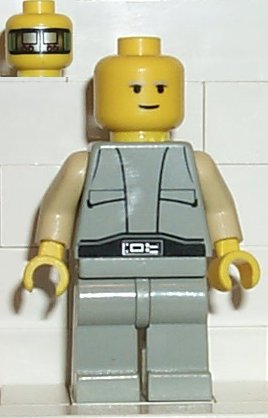 Lobot - Light Gray Uniform, Yellow Head