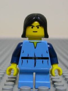 Boba Fett, Young - Medium Blue Shirt, Yellow Head