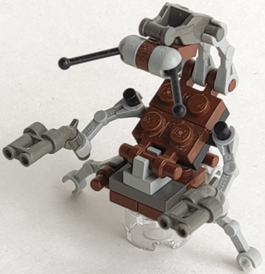 Droideka (Destroyer Droid) - Brown, Light Gray, and Dark Gray