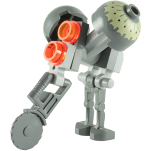 Buzz Droid - Dark Bluish Gray Dome Tops, Circular Blade Saw