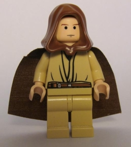 Obi-Wan Kenobi - Young, Light Nougat, Brown Hood and Cape, Tan Legs