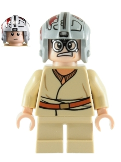Anakin Skywalker - Short Legs, Light Bluish Gray Helmet