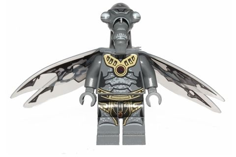 Geonosian Zombie - Dark Bluish Gray, with Wings