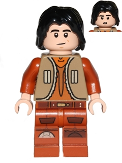 Ezra Bridger - Dark Tan Vest, Hair