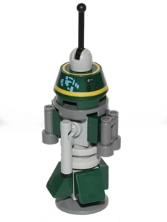 Astromech Droid, R1-G4, Decorated Truncated Cone