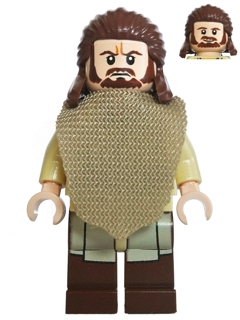 Qui-Gon Jinn - Poncho, Reddish Brown Beard