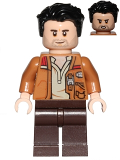 Poe Dameron (Medium Nougat Jacket, Hair)