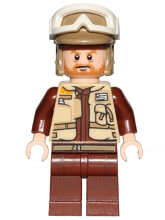 Rebel Trooper - White Goggles, Dark Tan Helmet, Medium Nougat Beard (Corporal Rostok)