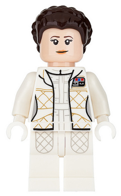 Princess Leia - Hoth Outfit, White Jacket, Smile / Breathing Mask