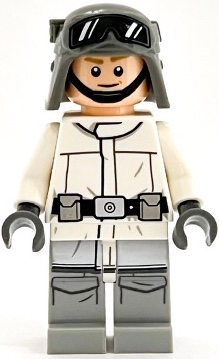 Imperial AT-ST Driver, Hoth - Helmet with Molded Goggles, White Jacket