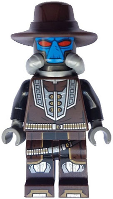 Cad Bane - Pearl Dark Gray Head