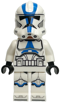 Clone Trooper, 501st Legion (Phase 2) - White Arms, Nougat Head, Helmet with Holes