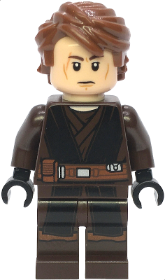 Anakin Skywalker - Dark Brown and Black Robe, Black Hands
