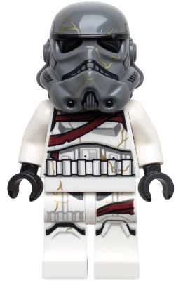 Night Trooper - Dark Bluish Gray Helmet