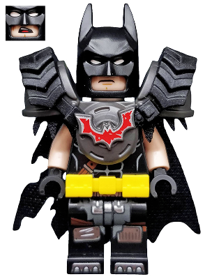 Batman - Battle Ready, Tire Armor, Tattered Cape, Yellow Utility Belt