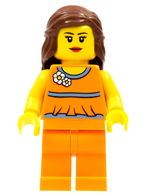 LEGO Brand Store Female, Orange Halter Top - Vancouver, BC