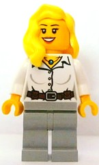LEGO Brand Store Female, Pharaoh's Quest Blouse with Buttons, Belt and Necklace Pattern (no specific back printing) {Leeds}