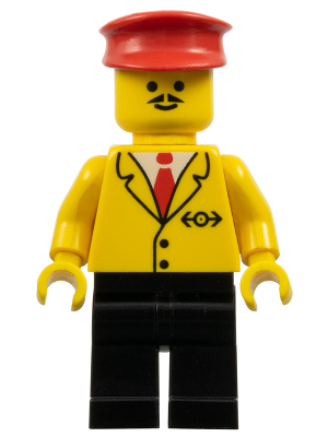 Railway Employee 5, Black Legs, Red Hat