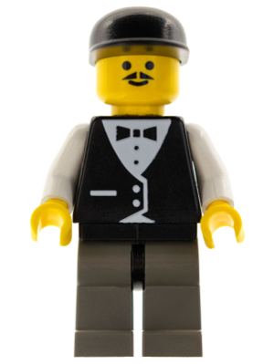 Town Vest Formal - Race Official, Black Cap