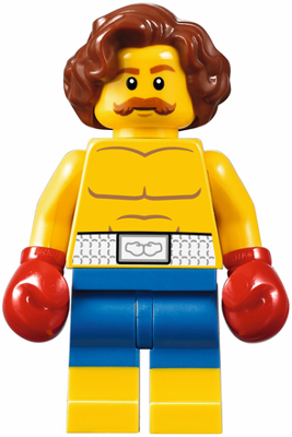 Boxer, Wavy Reddish Brown Hair
