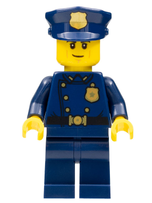Police Officer, Smirk (1940s Era)