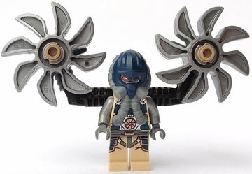 Psyclone with Parachute Backpack and Attachments
