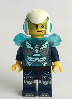 Agent Max Burns - Helmet and Armor, Dark Blue Arms