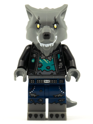 Werewolf Drummer, Vidiyo Bandmates, Series 1 (Minifigure Only without Stand and Accessories)