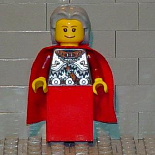 Viking Red Chess Queen - Portions may be Glued