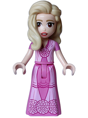 Glinda - Mini Doll, Dark Pink Dress