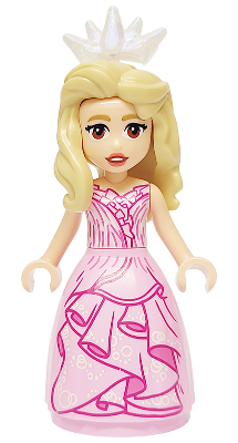 Glinda - Mini Doll, Bright Pink Dress, Wide Skirt