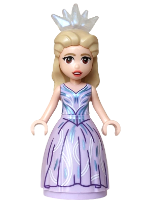 Glinda - Mini Doll, Lavender Dress, Wide Skirt, Crown Tiara