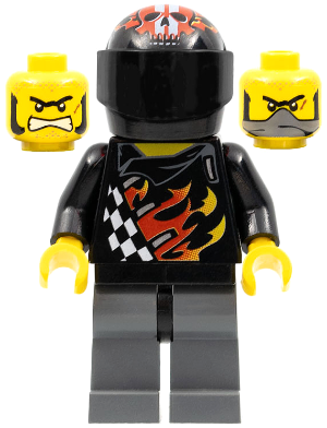 Backyard Blaster 1 (Bart Blaster) - Standard Helmet, Black Visor