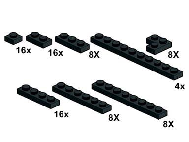 Black Plates 1 x n