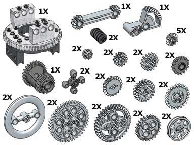 TECHNIC Gear Wheels