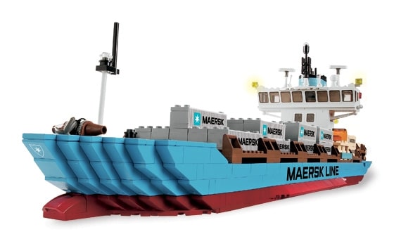 Klocki Lego Inne 40955 Kontenerowiec z Napędem Dual-Fuel Maersk