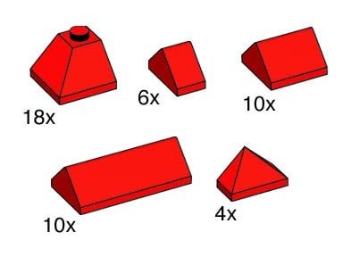 LEGO® 10162 Red Ridge Tiles